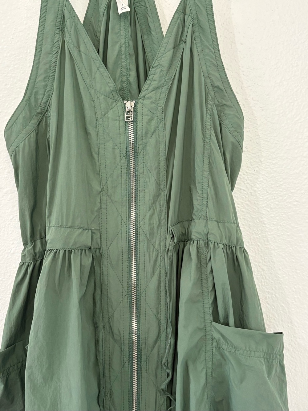 Anthropologie Daily Practice Free Fall Midi Dress Green Size S - Picture 11 of 14